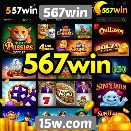 Diversidade de jogos disponíveis no 567win