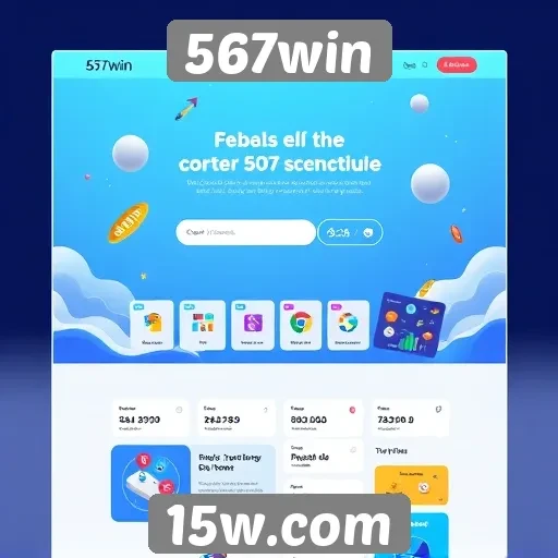 Interatividade e design do site 567win